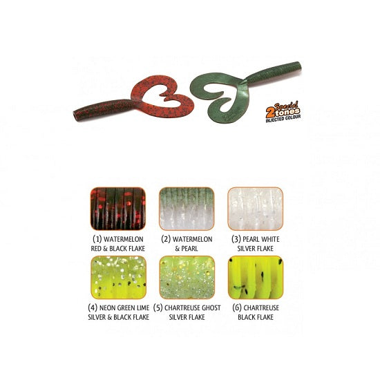 Grub Rapture Twin 9cm 10buc/plic Green Lime