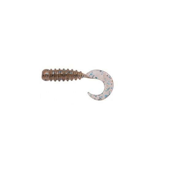 Grub Single Tail Owner RB-3 17 Brown Blue Ring Single Tail 82914 3.8cm