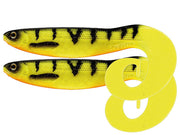 Grub Westin CurlTeez Curltail 8.5cm Fire Perch 2pcs