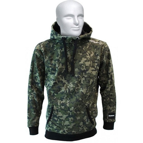 HANORAC CU GLUGA SHIMANO TRIBAL HOODY KHAKI CAMO