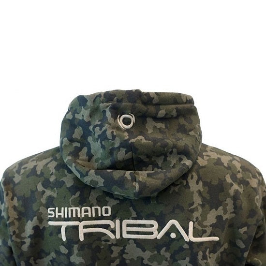 HANORAC CU GLUGA SHIMANO TRIBAL HOODY KHAKI CAMO