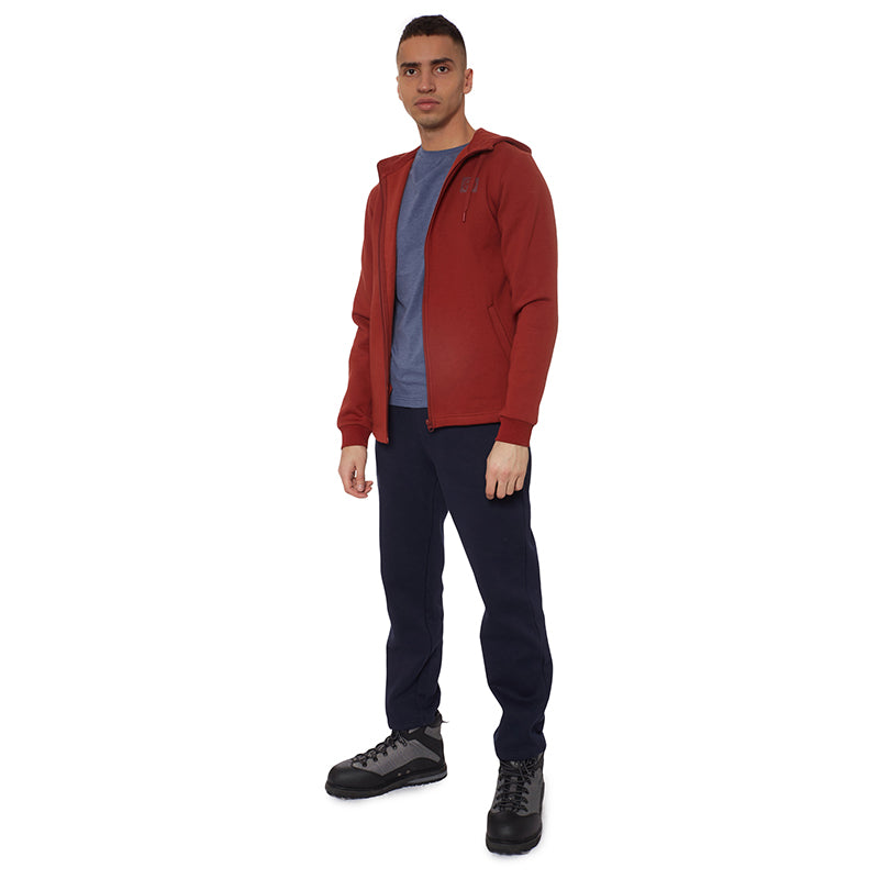 HANORAC FHM Wave Zipped Hoodie Terracotta