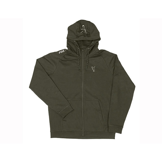HANORAC FOX COLLECTION GREEN AND SILVER LIGHTWEIGHT HOODIE