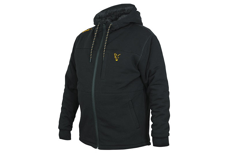 HANORAC FOX SHERPA HOODY BLACK/ORANGE