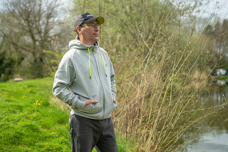 HANORAC MATRIX FULL ZIP HOODY BLACK EDITION GREY/LIME