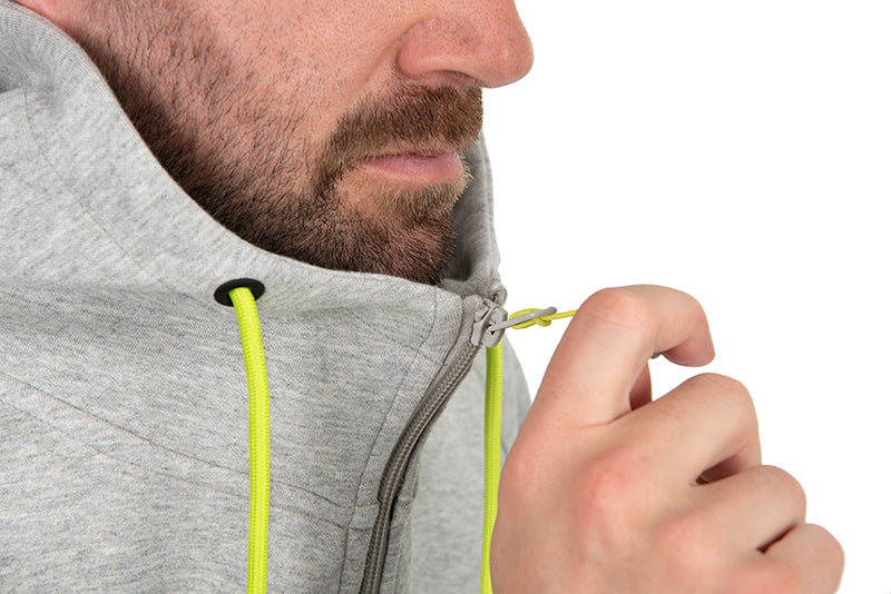 HANORAC MATRIX FULL ZIP HOODY BLACK EDITION GREY/LIME