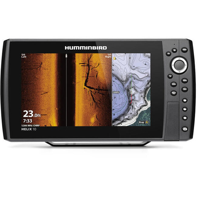  HUMMINBIRD SONAR HELIX 10 CHIRP MEGA SI+, DI+, CHIRP 2D, GPS G4N