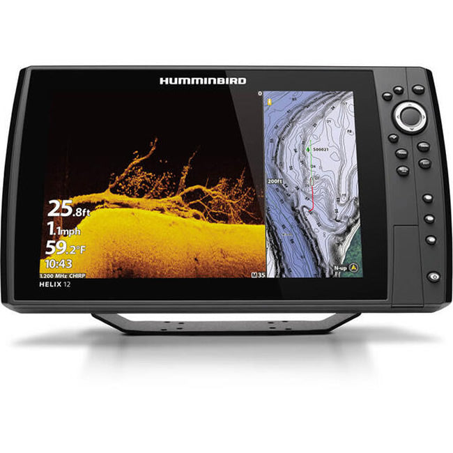  HUMMINBIRD SONAR HELIX 12 CHIRP MEGA DI+ CHIRP 2D, GPS, G4N