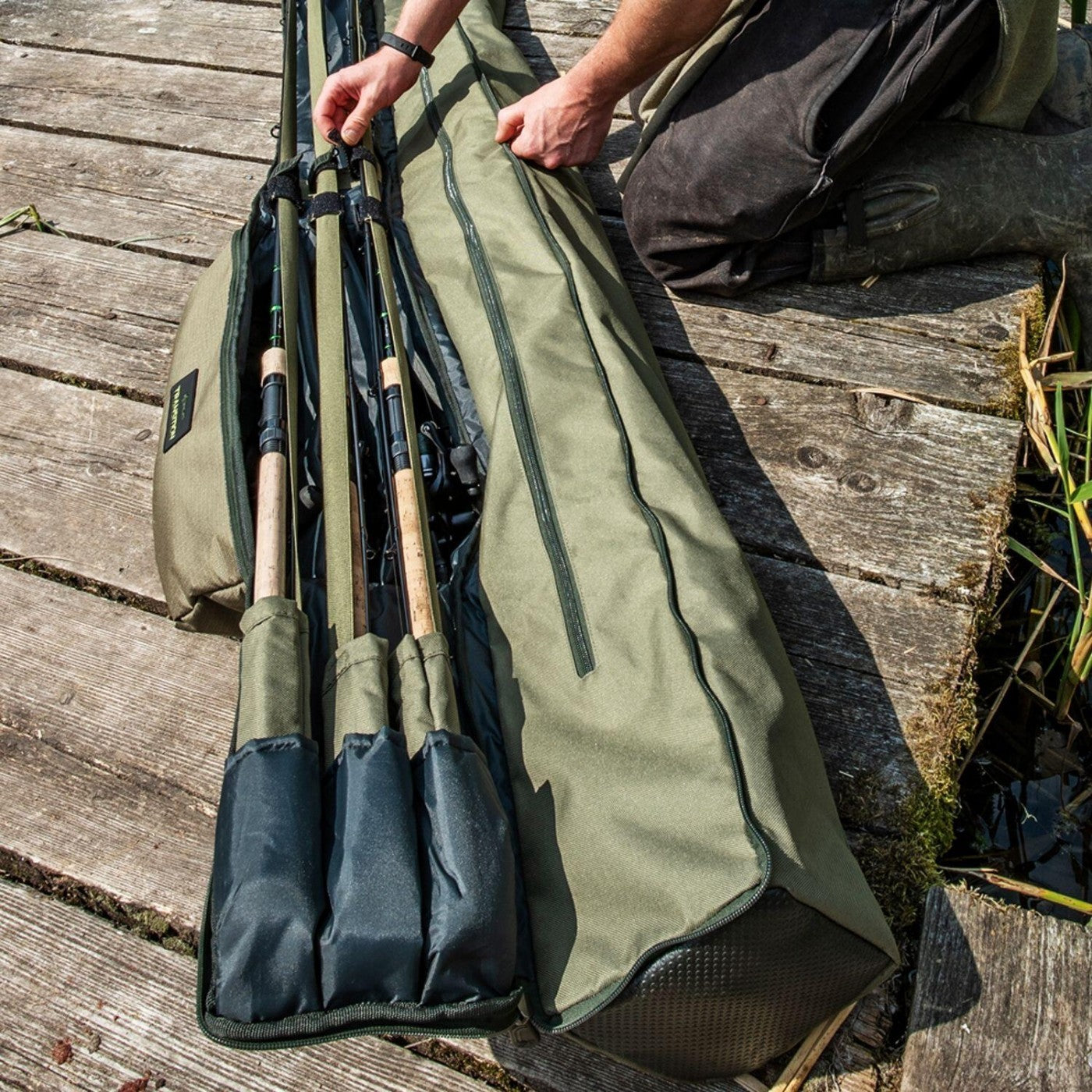 HUSA LANSETE KORUM TRANSITION 3 ROD FOLDING HOLDALL 190X26X30CM
