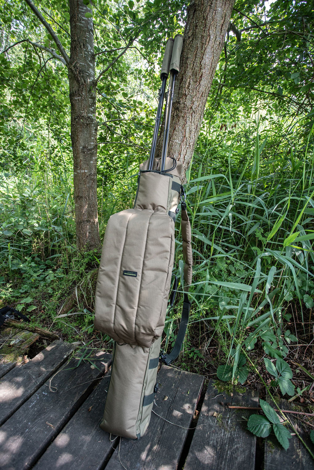 HUSA LANSETE KORUM TRANSITION 3 ROD FOLDING QUIVER 120X26X30CM