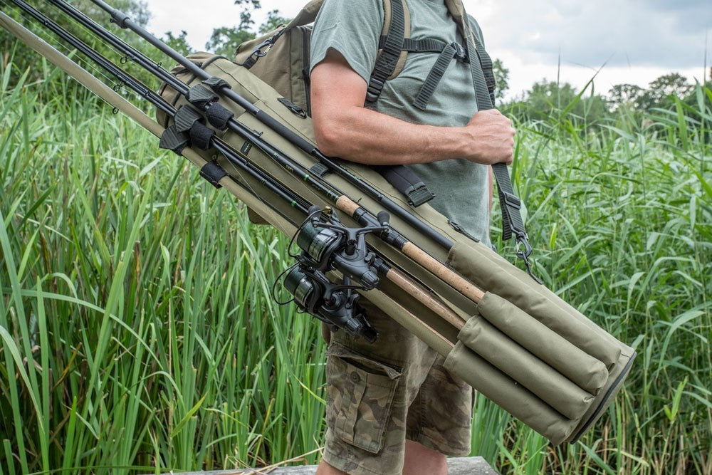 HUSA LANSETE KORUM TRANSITION 3 ROD + QUIVER 100X18X18CM