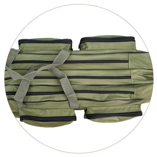 HUSA lansete Baracuda B32 130cm verde 3 compartimente