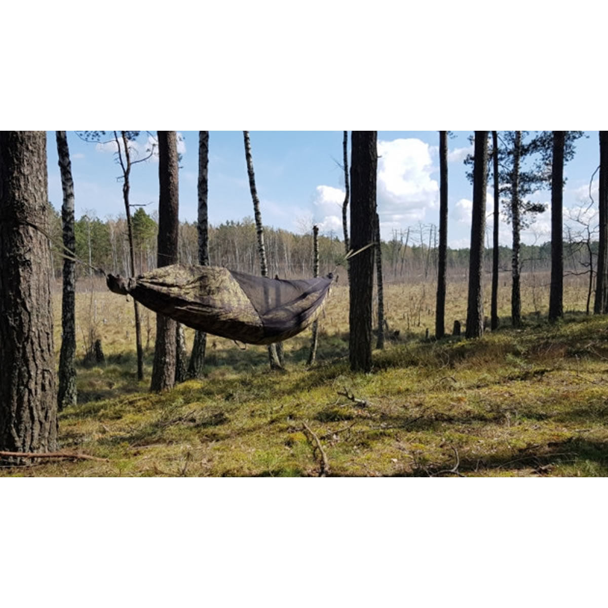 Hamac Bushmen Bushbed Pro Camo, 3x1.45m