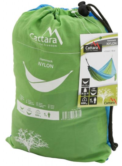 Hamac Cattara Textil, Verde-Albastru, 275x137cm
