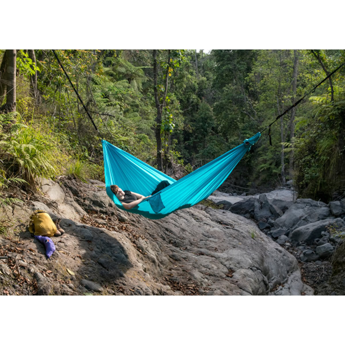 Hamac Ticket to the Moon Compact Turquoise, 320x155cm