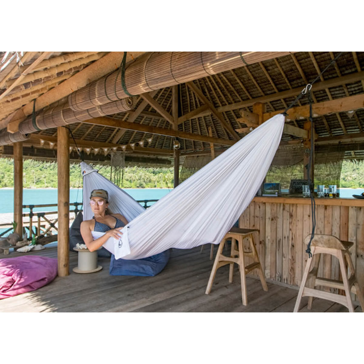 Hamac Ticket to the Moon Compact White, 320x155cm