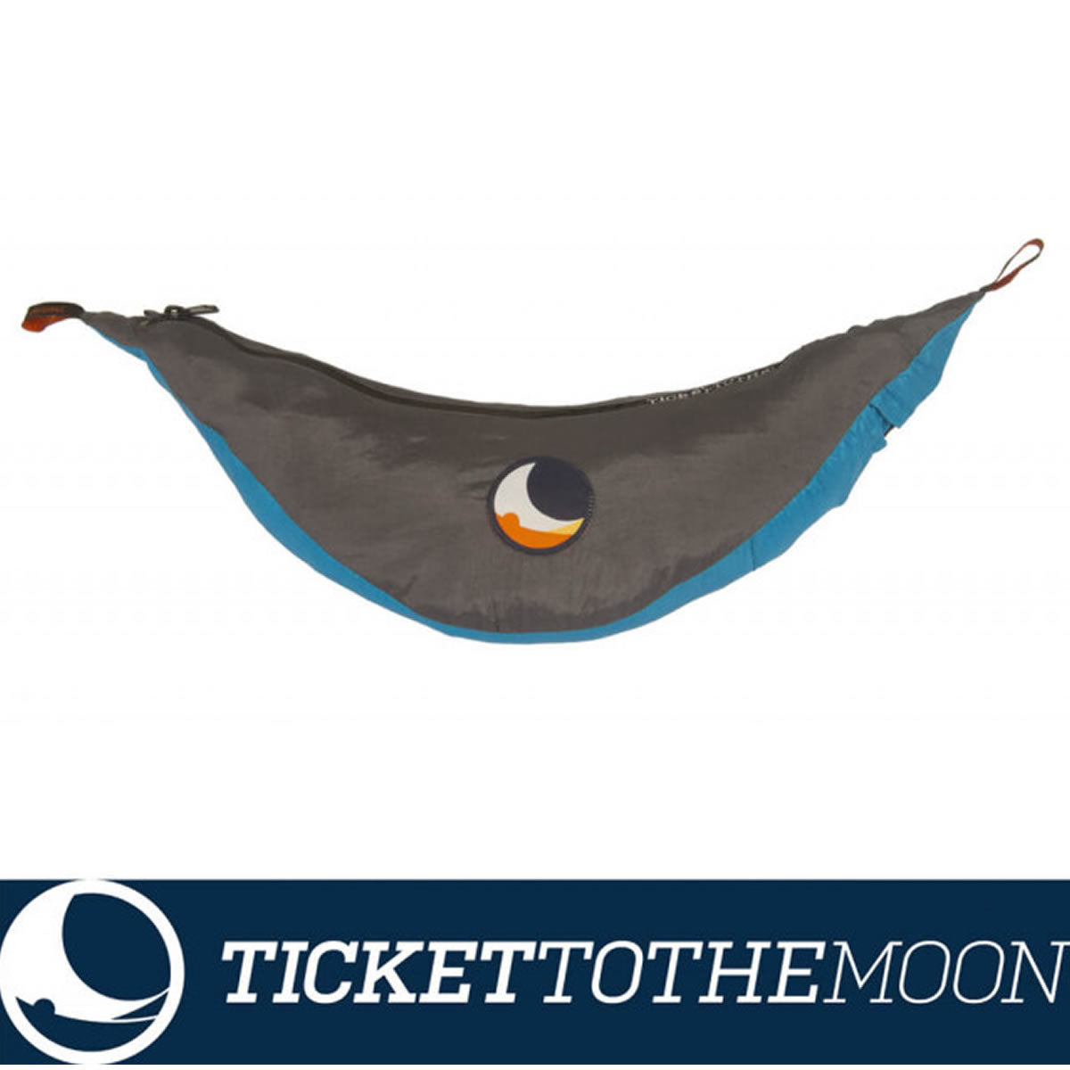 Hamac Ticket to the Moon King Size Aqua Dark Grey, 320x230cm