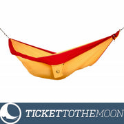 Hamac Ticket to the Moon King Size Dark Yellow &amp; Burgundy , 320x230cm