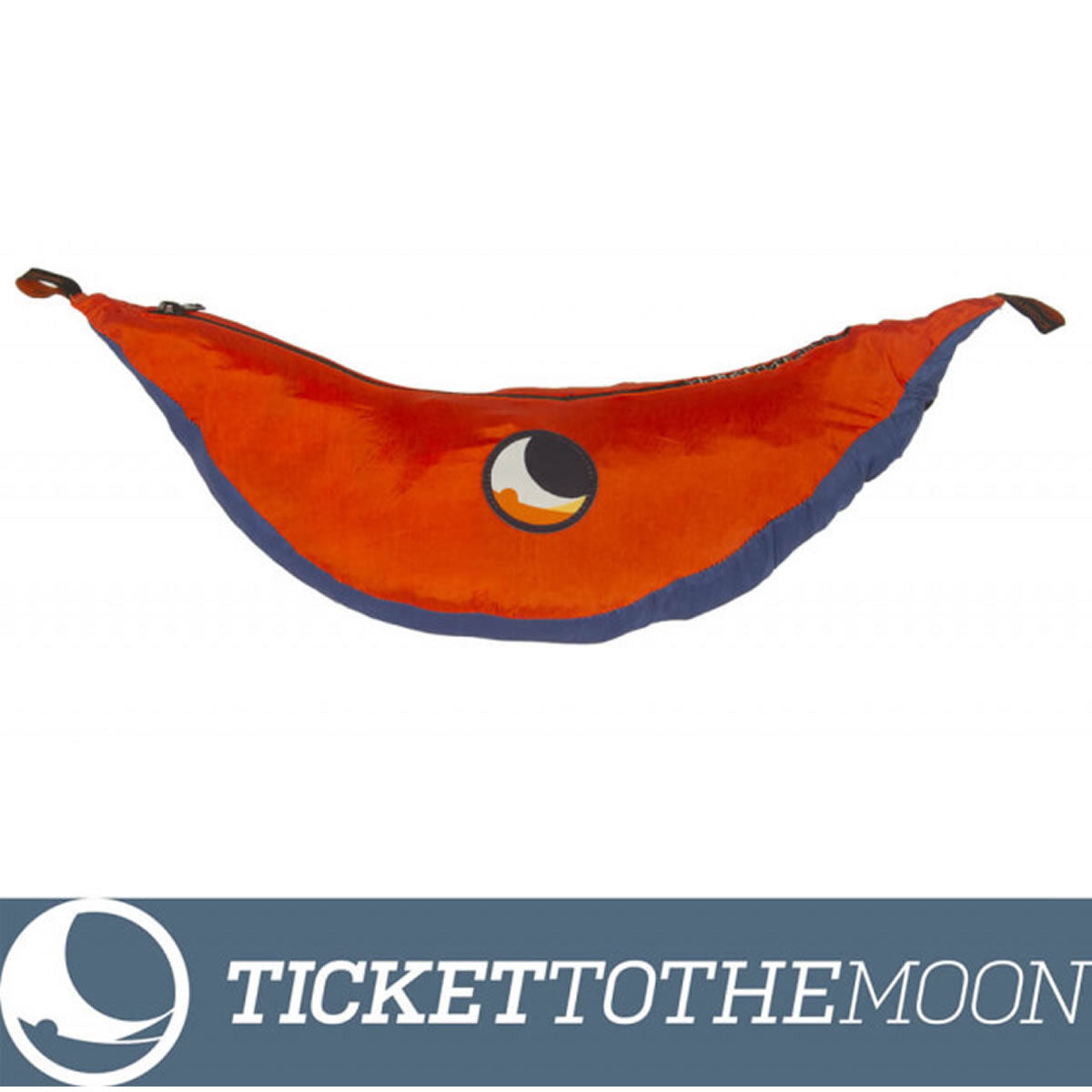 Hamac Ticket to the Moon Mini Blue &amp; Orange, 150x100cm
