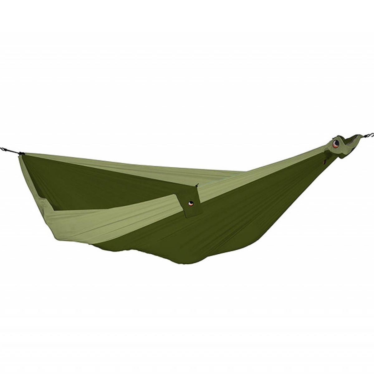Hamac Ticket to the Moon Single Army Green &amp; Kaki, 320x155cm