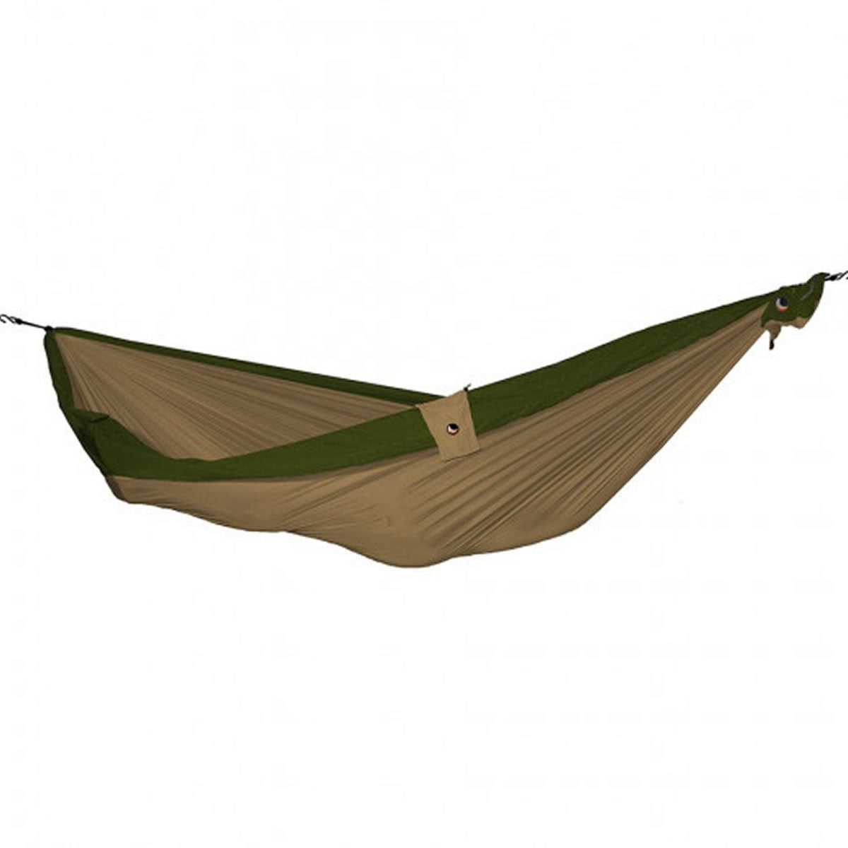 Hamac Ticket to the Moon Single Brown &amp; Army Green, 320 x 150cm