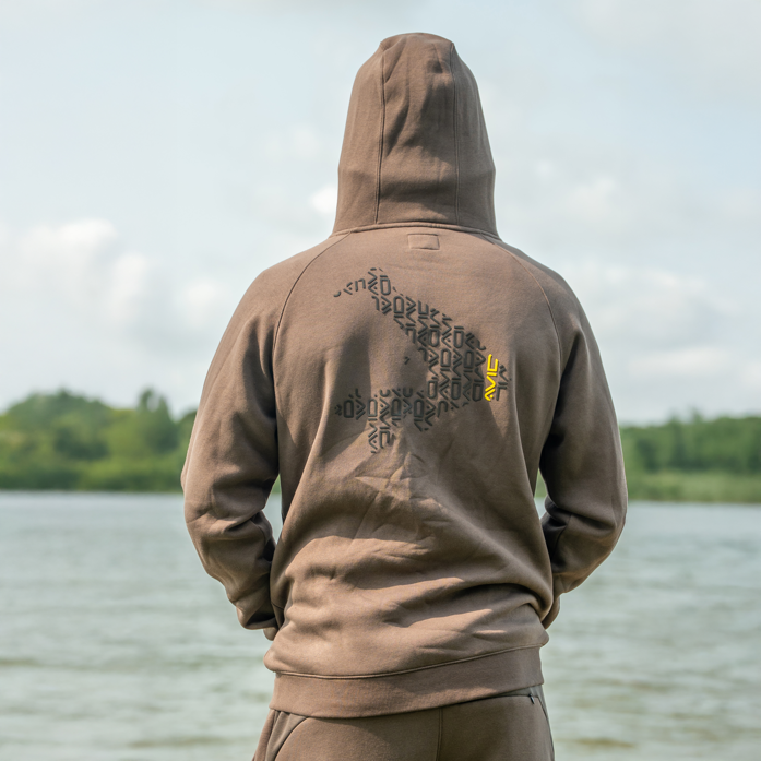 Hanorac AVID Compound Zip Hoodie Brown