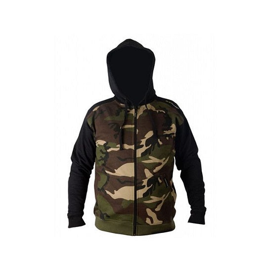 Hanorac Avid Carp Camo Black Zip