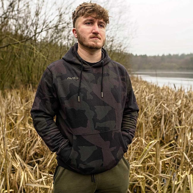 Hanorac Avid Carp Distortion Camo Hoodie