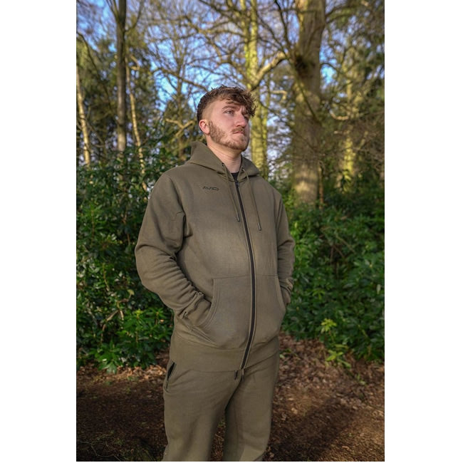 Hanorac Avid Carp Distortion Zip Hoodie