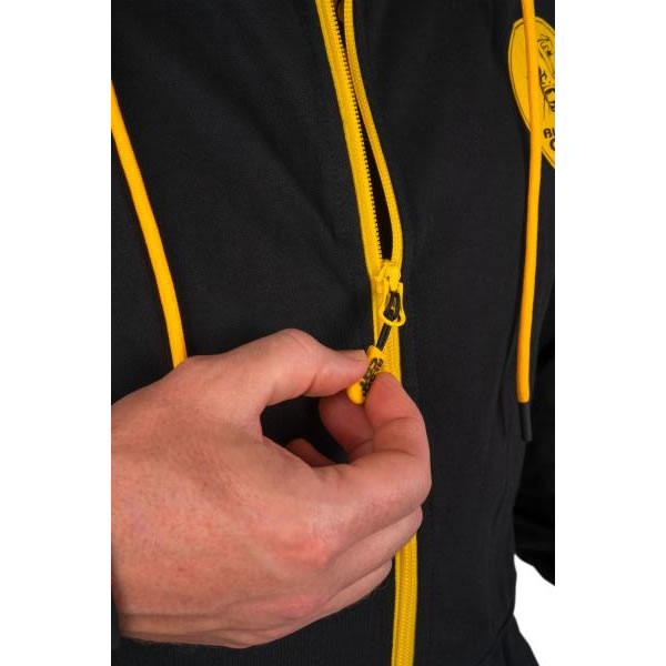 Hanorac BLACK CAT Black Zip Hoody