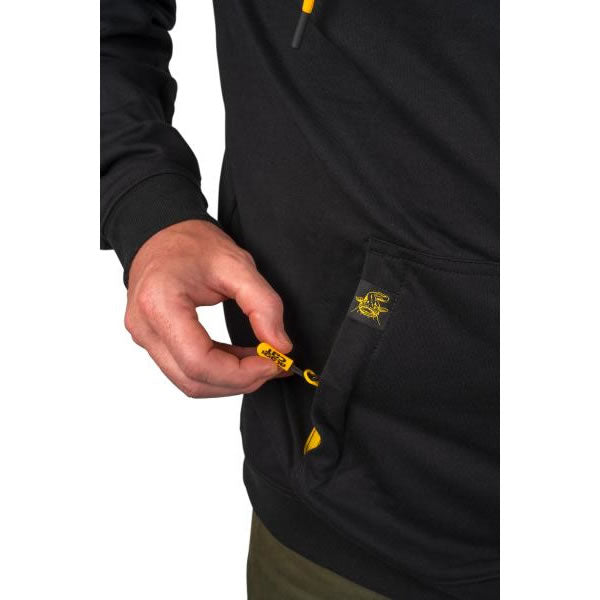 Hanorac BLACK CAT Black Zip Hoody