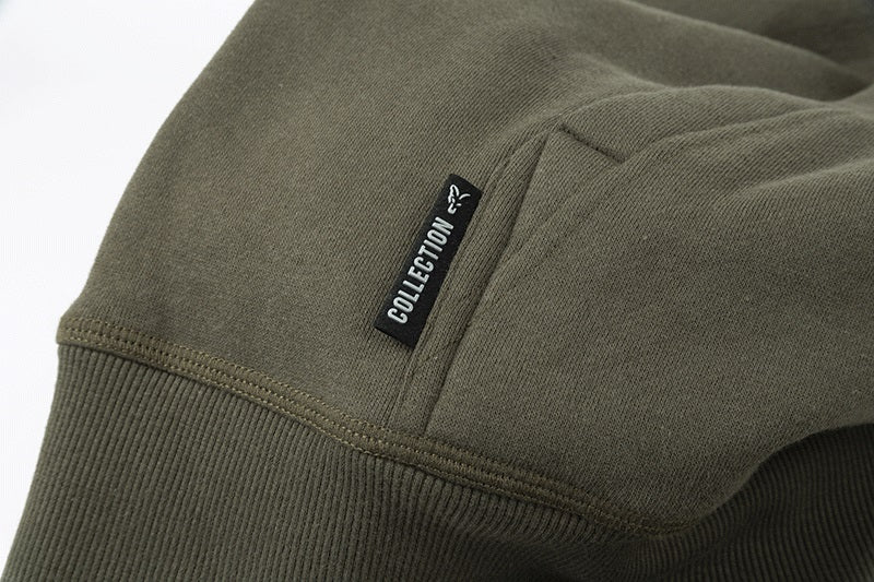 Hanorac FOX Collection Green And Silver Hoodie