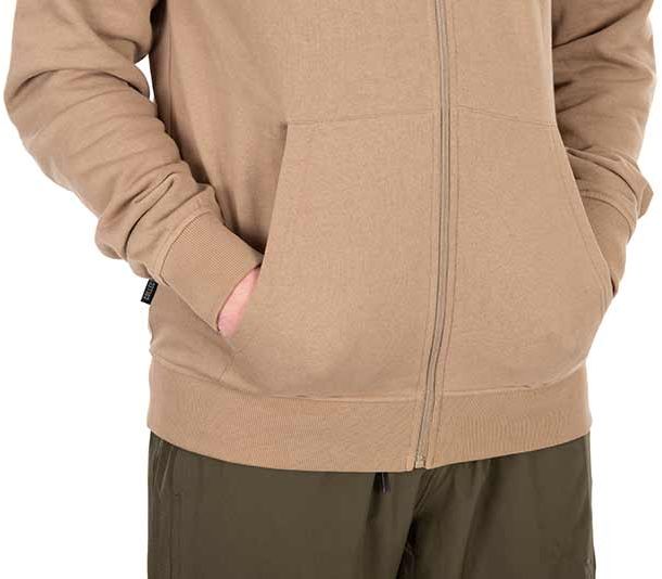 Hanorac FOX Collection LW Zip Hoody Tan Ltd Brown