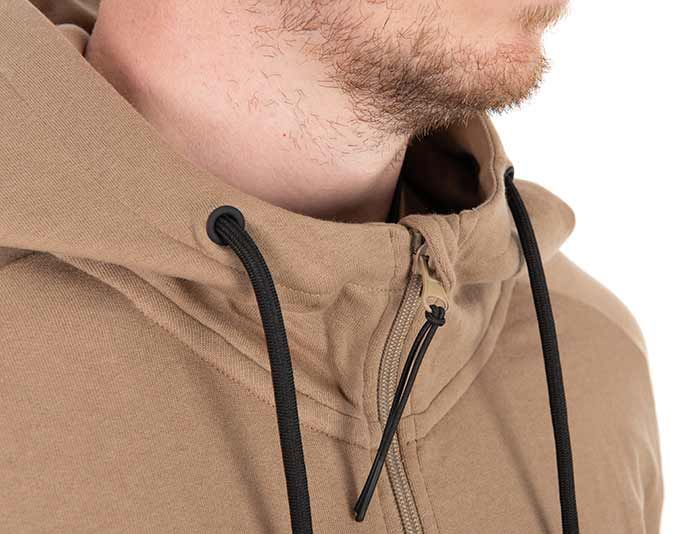 Hanorac FOX Collection LW Zip Hoody Tan Ltd Brown