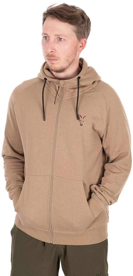 Hanorac FOX Collection LW Zip Hoody Tan Ltd Brown