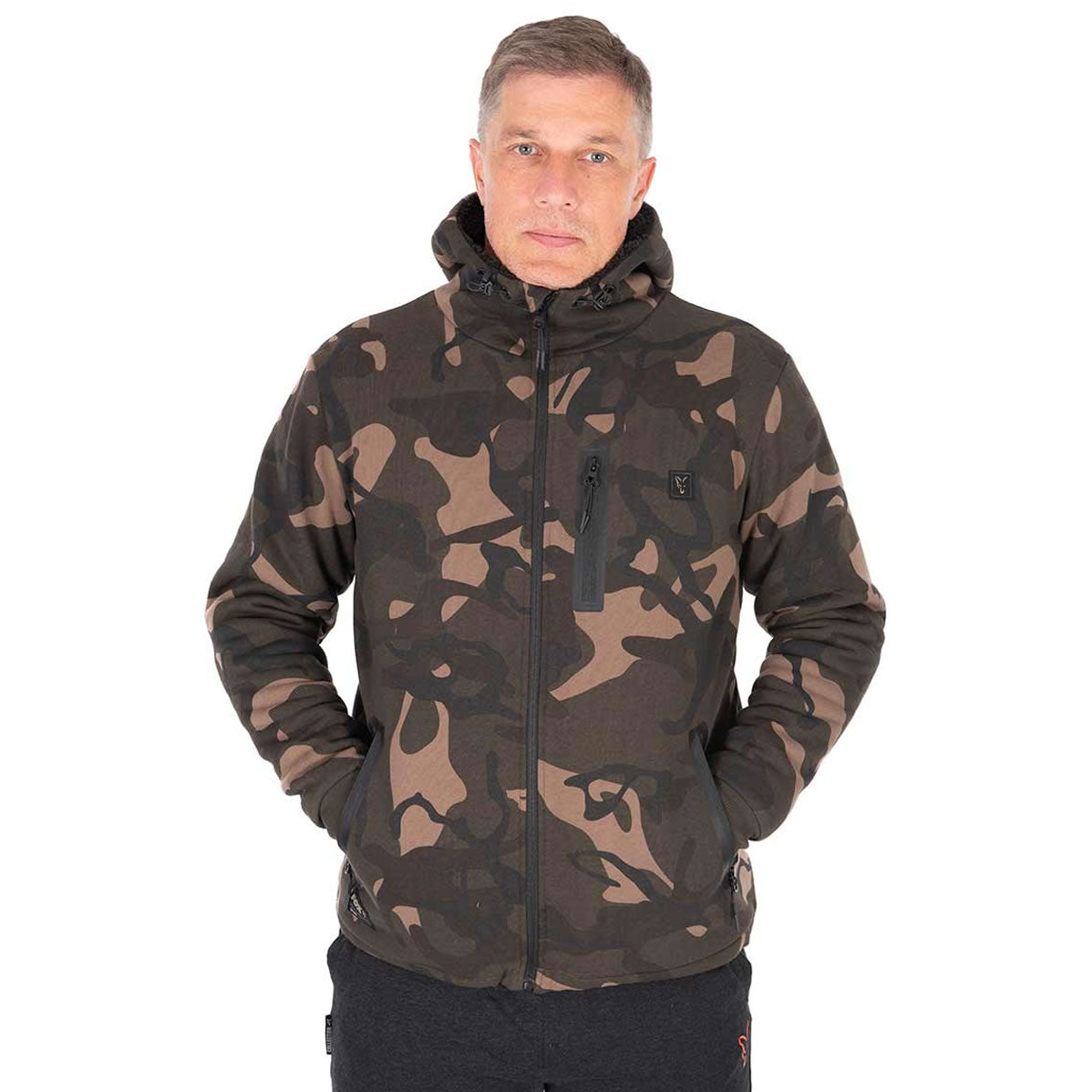 Hanorac FOX Full Zip Prem Sherpa 310 Hoodie, Camo