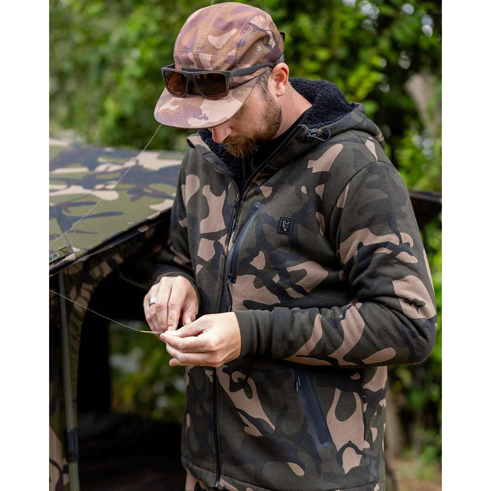 Hanorac FOX Full Zip Prem Sherpa 310 Hoodie, Camo