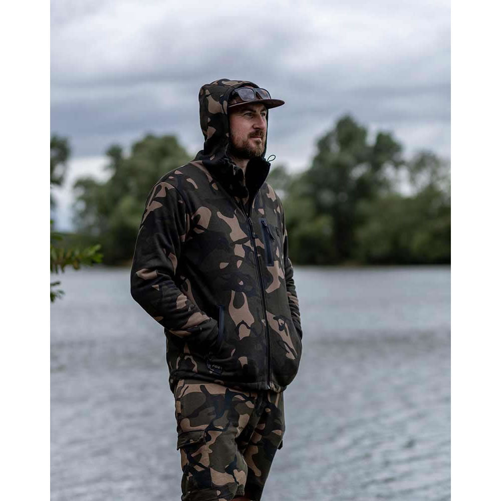 Hanorac FOX Full Zip Prem Sherpa 310 Hoodie, Camo