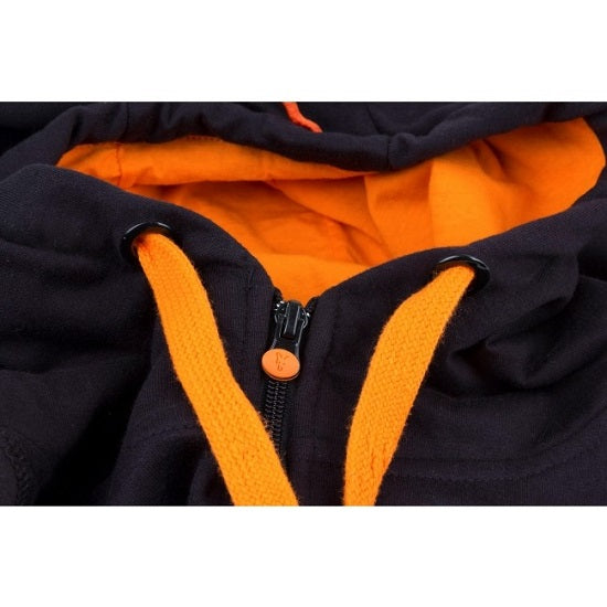 Hanorac Fox Black And Orange Lightweight Zipper