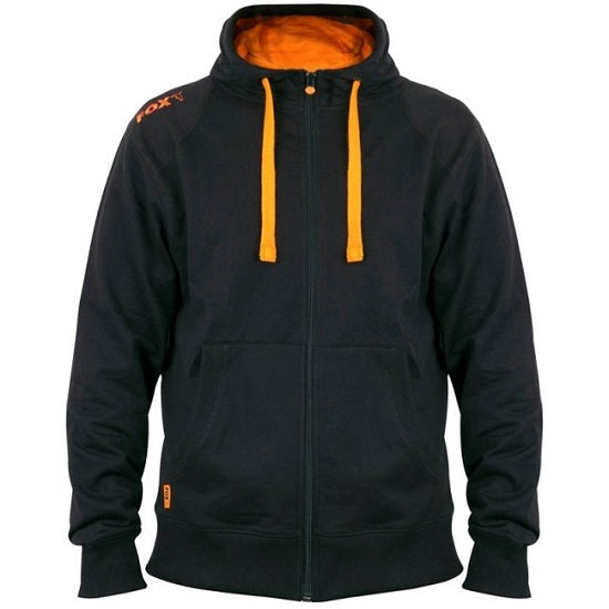 Hanorac Fox Black And Orange Lightweight Zipper