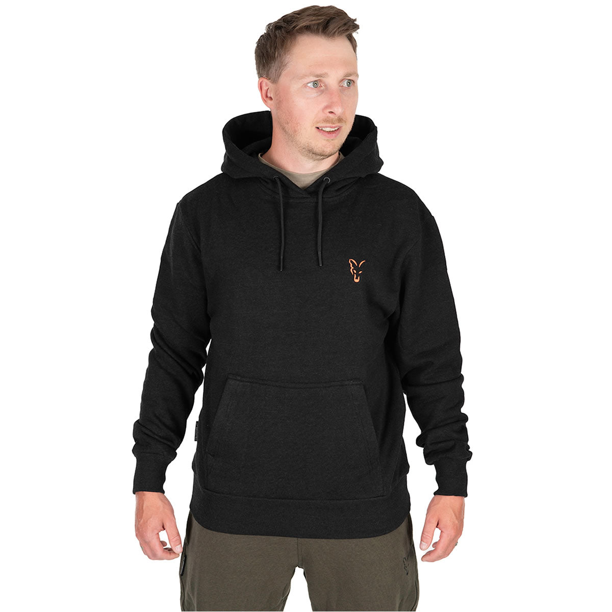 Hanorac Fox Collection Hoody Black &amp; Orange