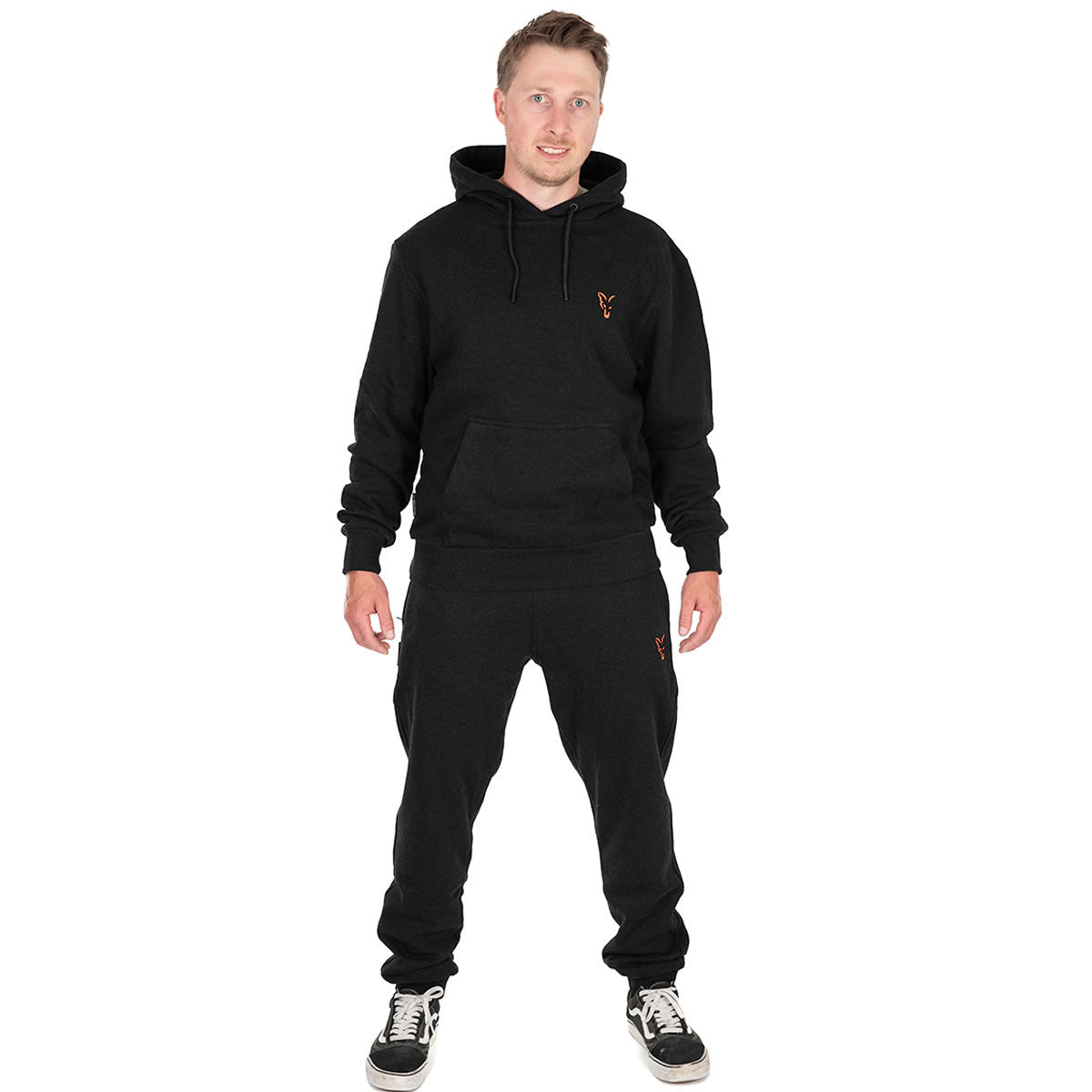 Hanorac Fox Collection Hoody Black &amp; Orange