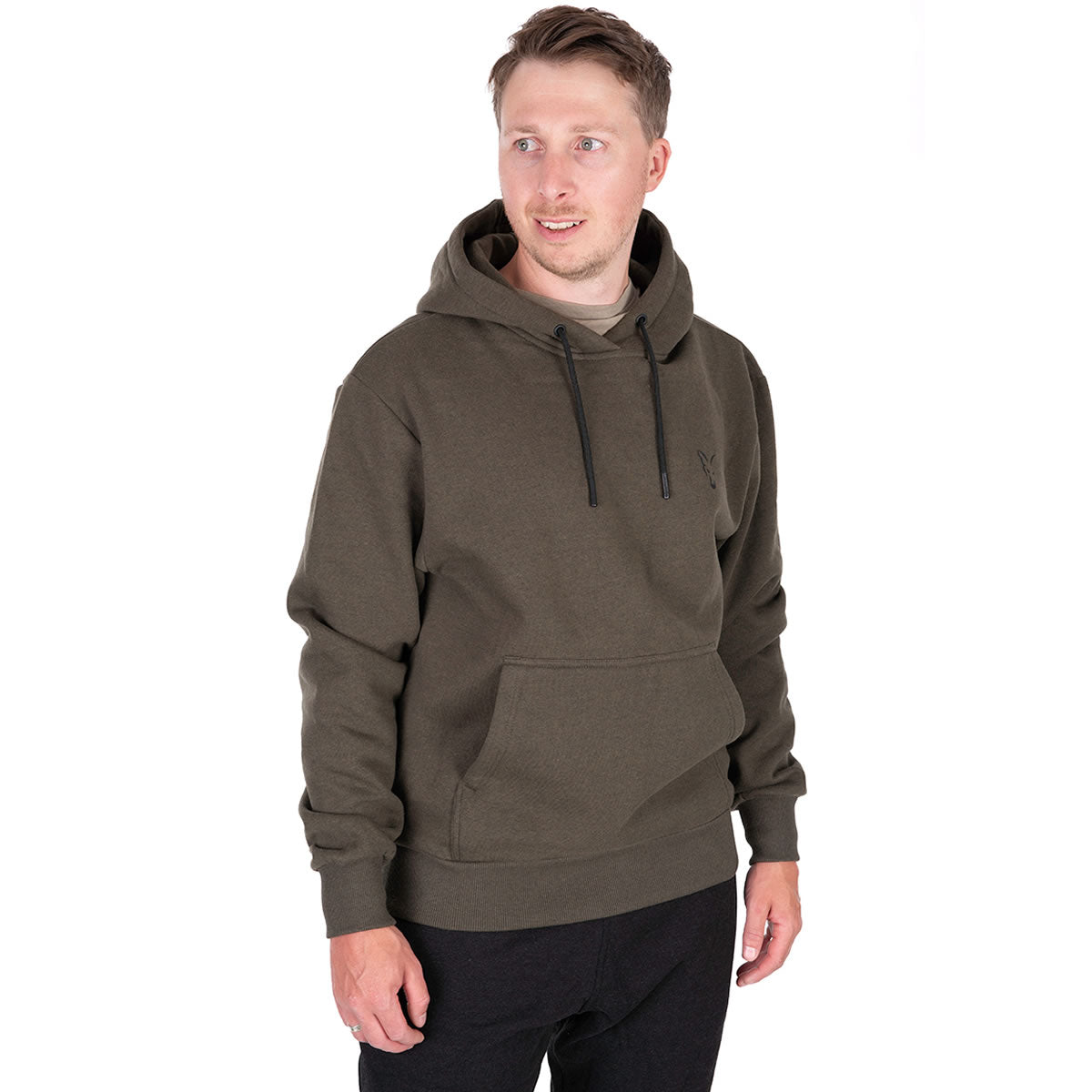 Hanorac Fox Collection Hoody Green &amp; Black