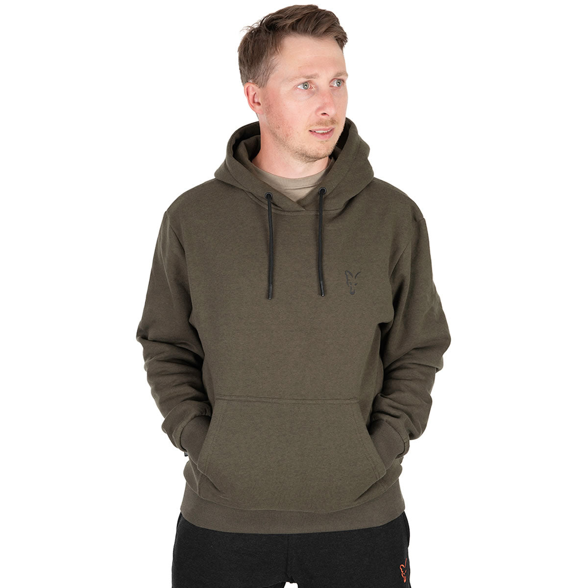 Hanorac Fox Collection Hoody Green &amp; Black
