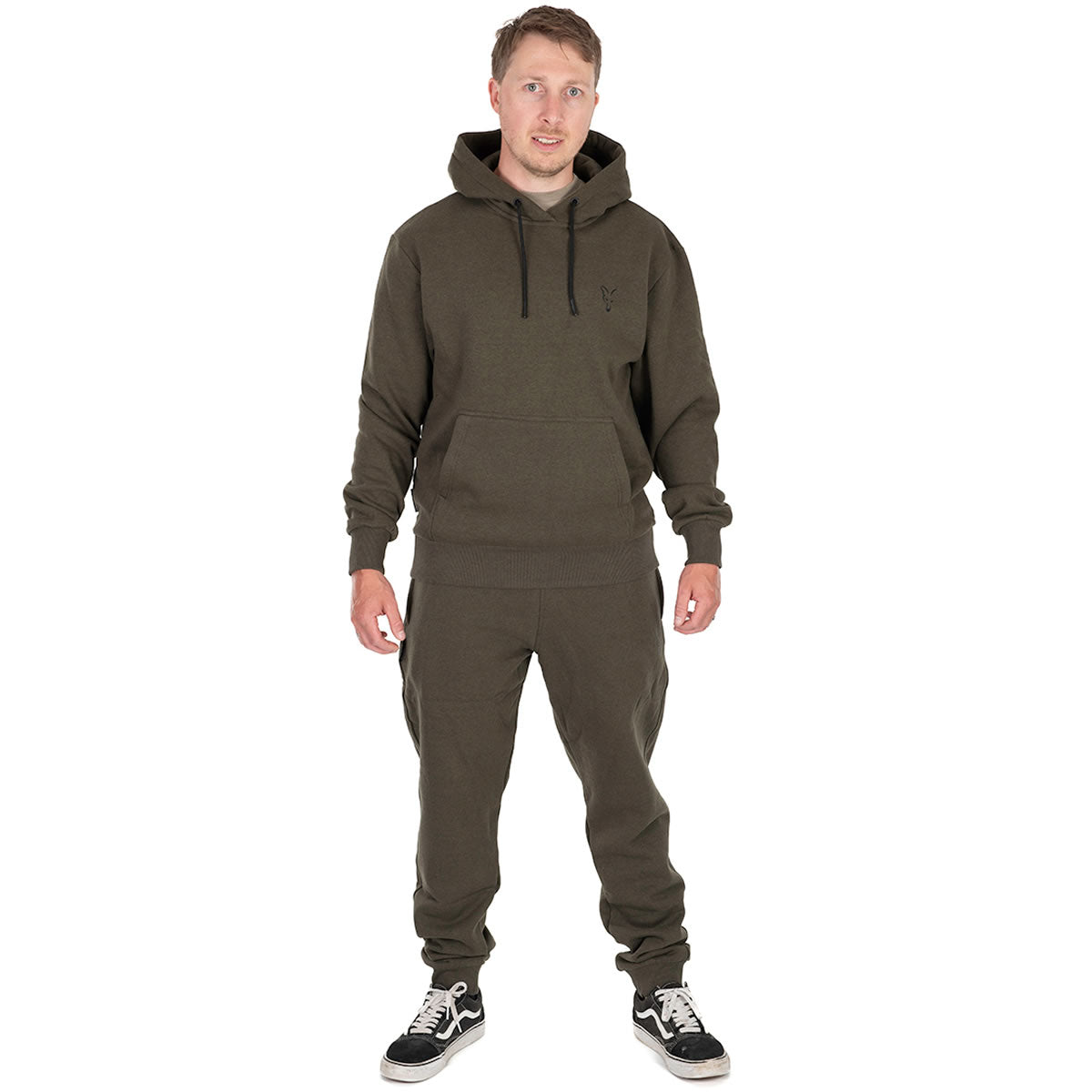 Hanorac Fox Collection Hoody Green &amp; Black