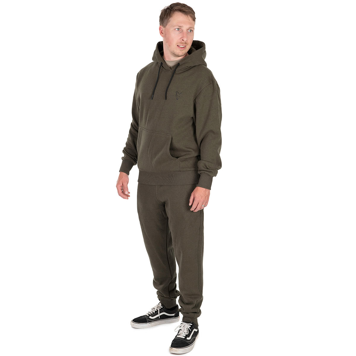 Hanorac Fox Collection Hoody Green &amp; Black