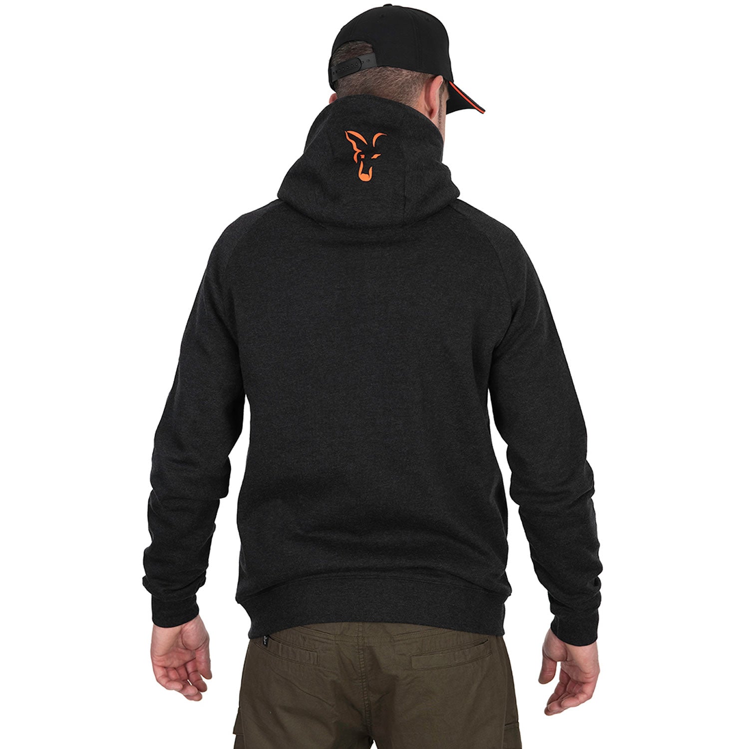 Hanorac Fox Collection LW Hoody Black &amp; Orange
