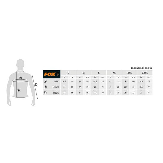 Hanorac Fox Hoody Black Orange