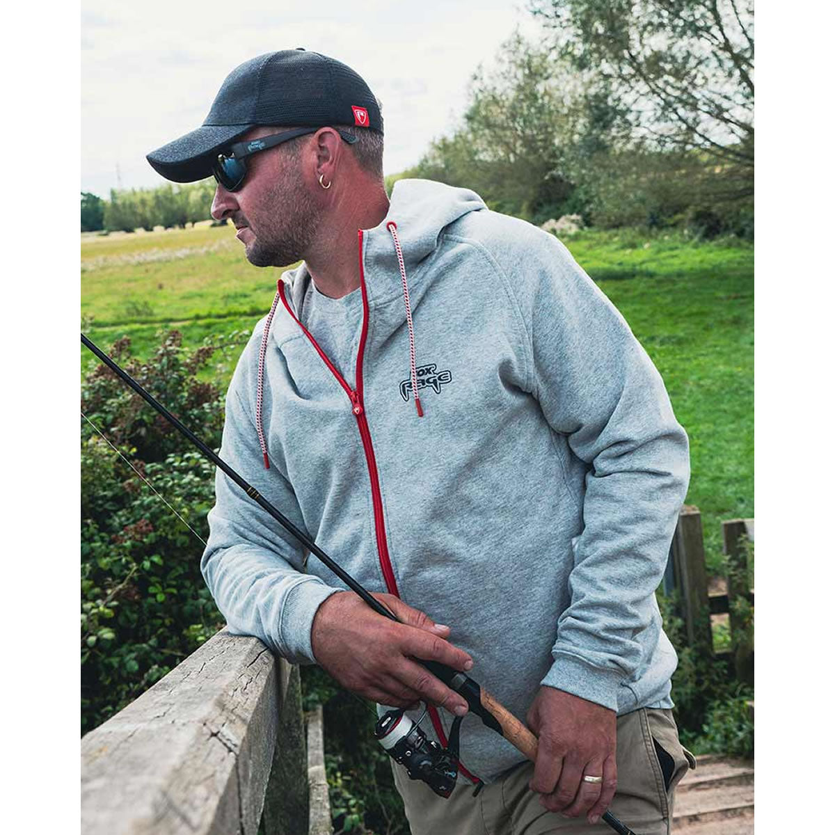 Hanorac Fox Rage Voyager Hoody Light Grey
