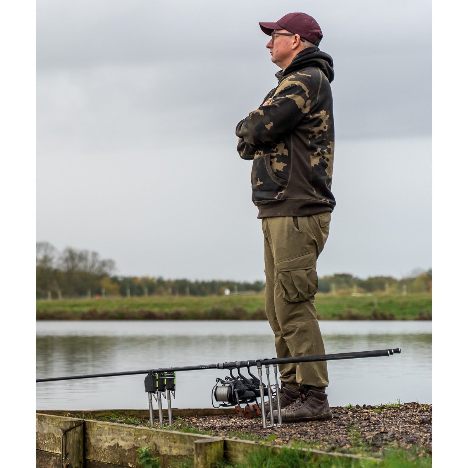 Hanorac KORDA Kore TK Hoodie, Dark Kamo